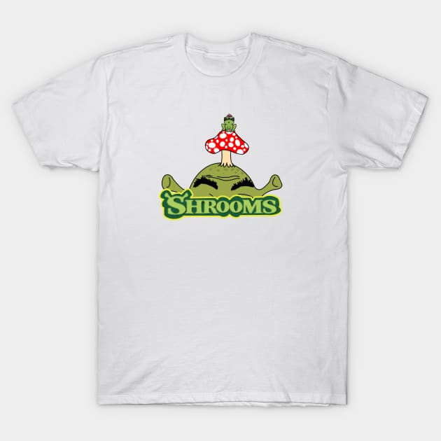 Shrooms on Shrek T-Shirt by Stugg15